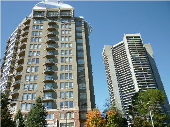 City apartment towers